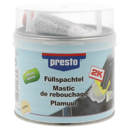 Filling compound styrene-free