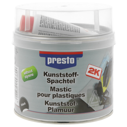 Plastic putty styrene-free
